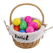 Load image into Gallery viewer, Personalized Easter Willow Basket
