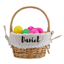 Load image into Gallery viewer, Personalized Easter Willow Basket
