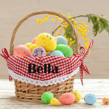 Load image into Gallery viewer, Personalized Easter Willow Basket