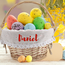 Load image into Gallery viewer, Personalized Easter Willow Basket