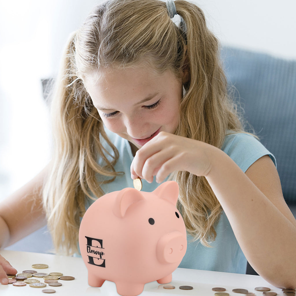 personalized piggy bank