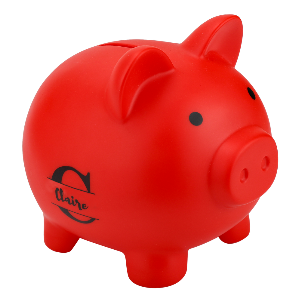 personalized piggy bank