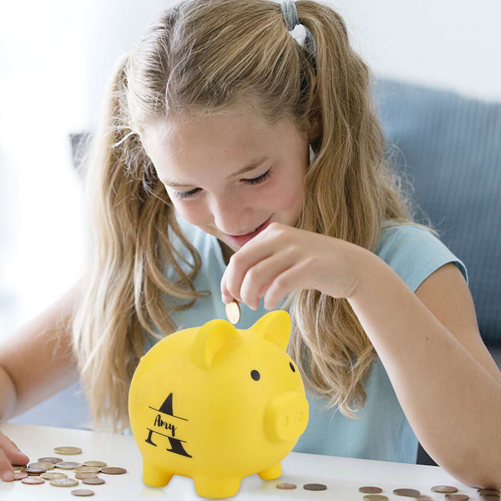 personalized piggy bank