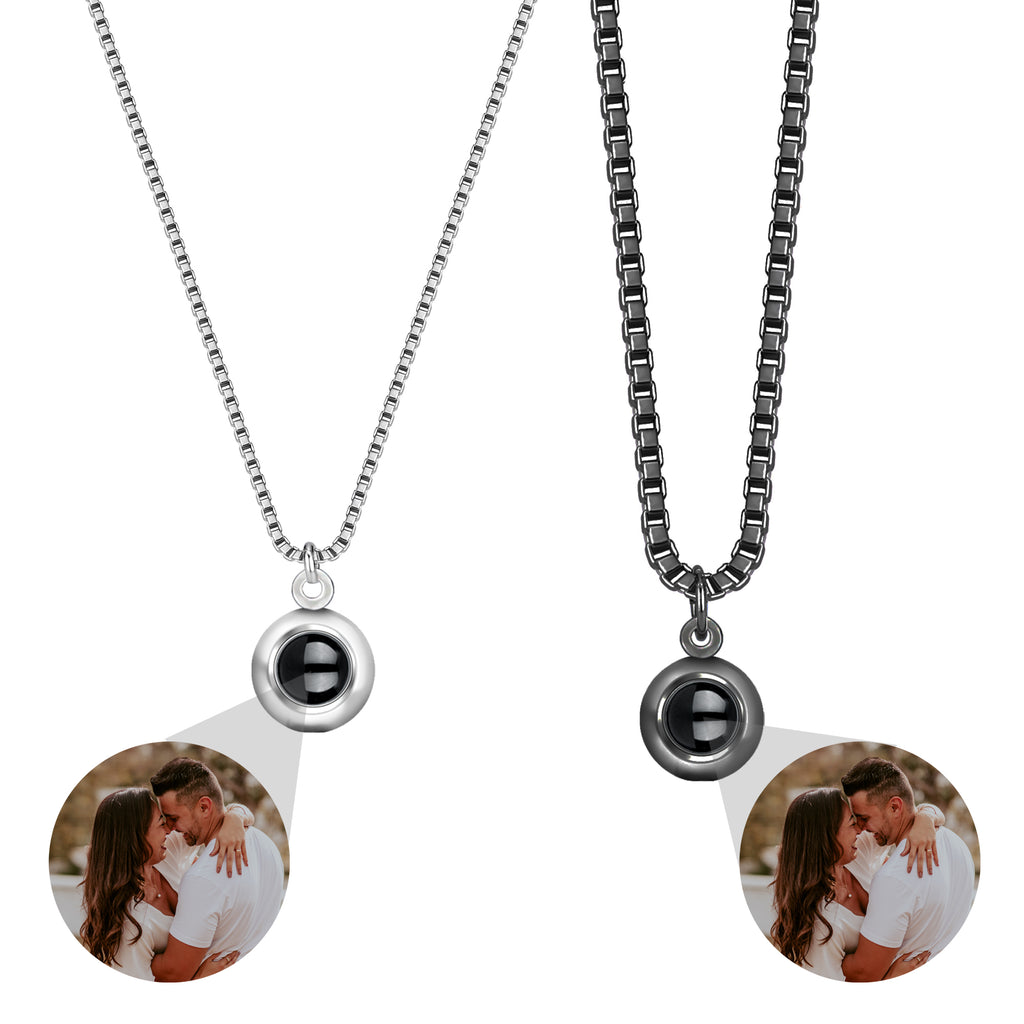 projection necklace for couples