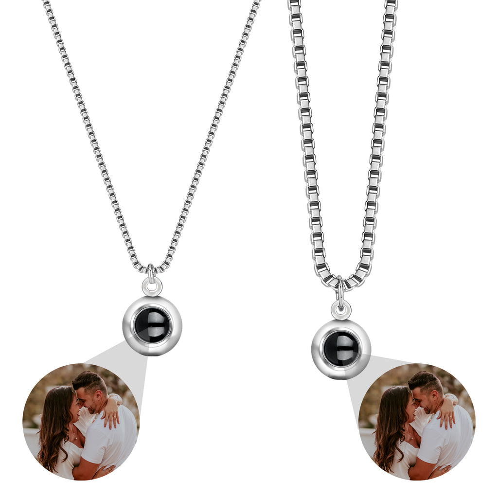 projection necklace for couples