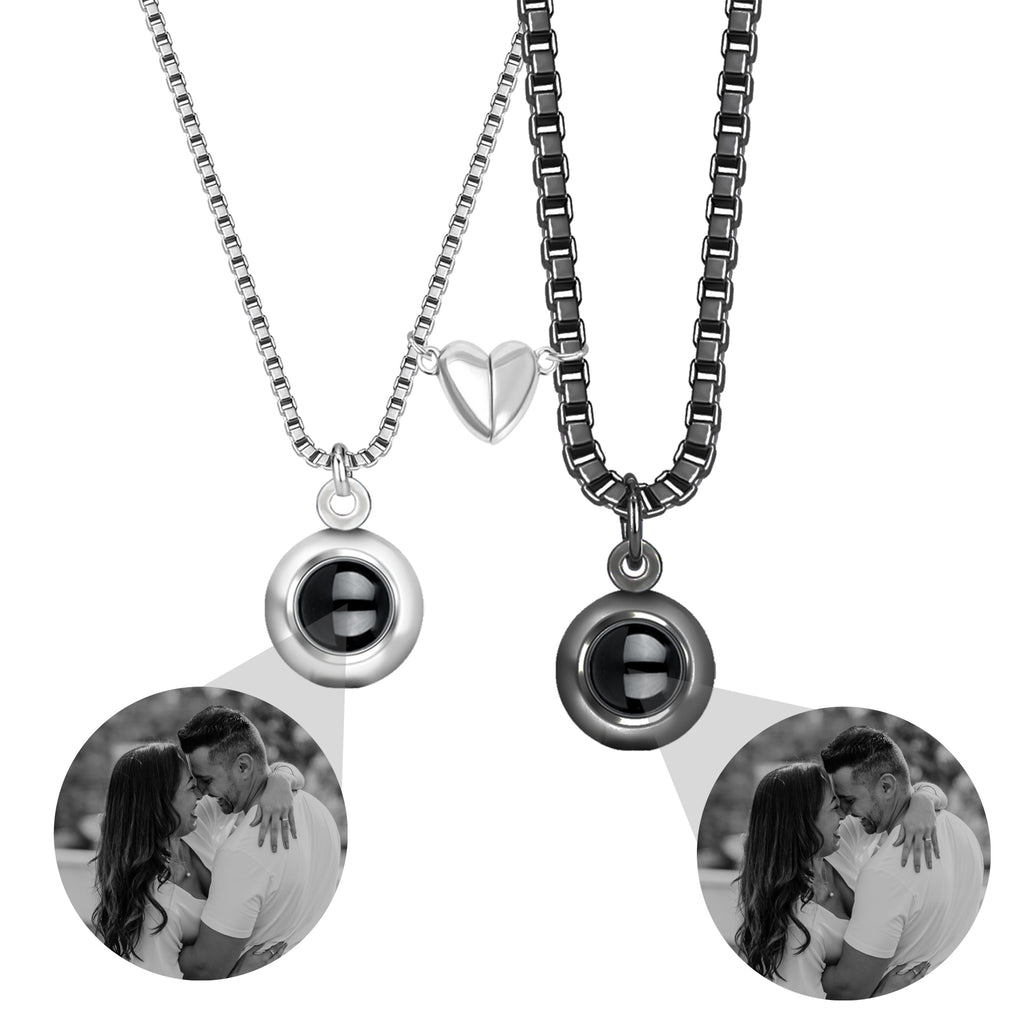 projection necklace for couples