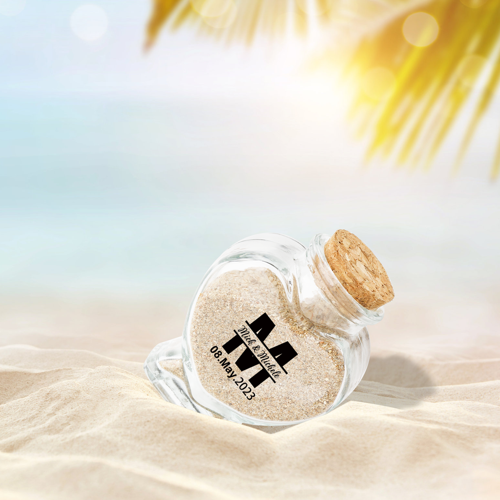 Personalized honeymoon jar