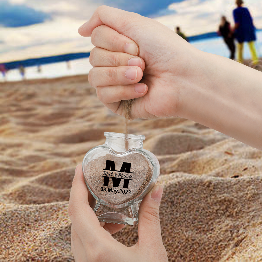 Personalized honeymoon jar