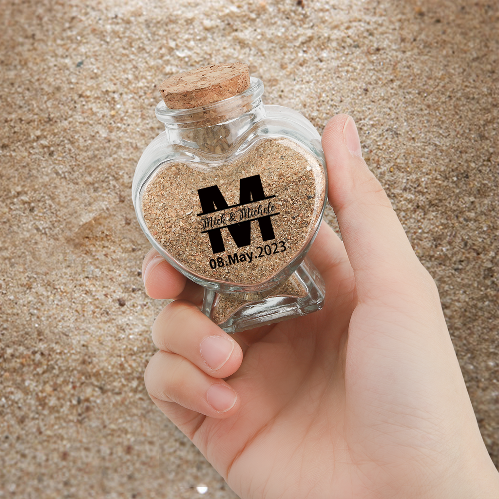 Personalized honeymoon jar