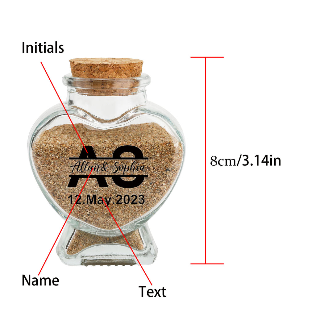 Personalized honeymoon jar