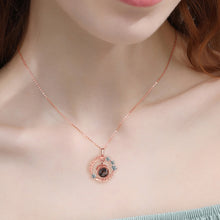 Load image into Gallery viewer, leather projection necklace