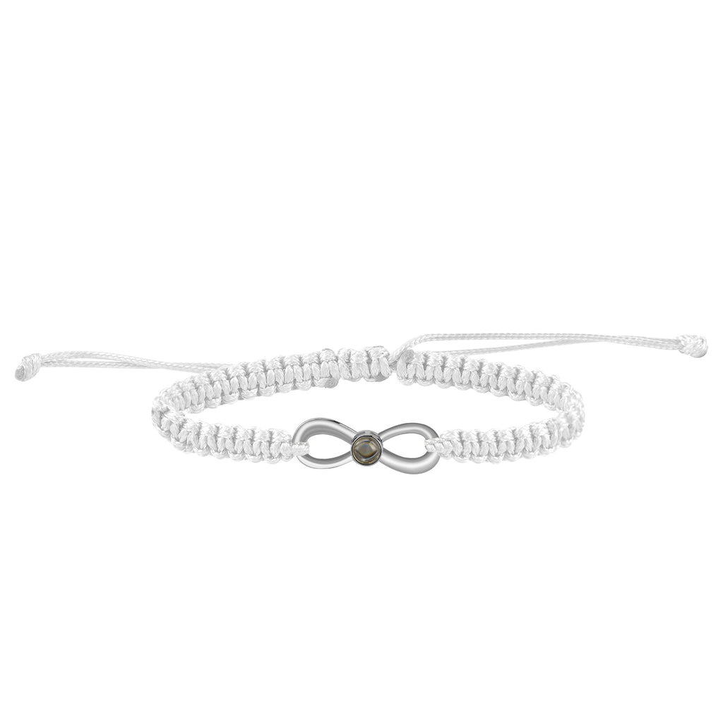 Infinity projection bracelet